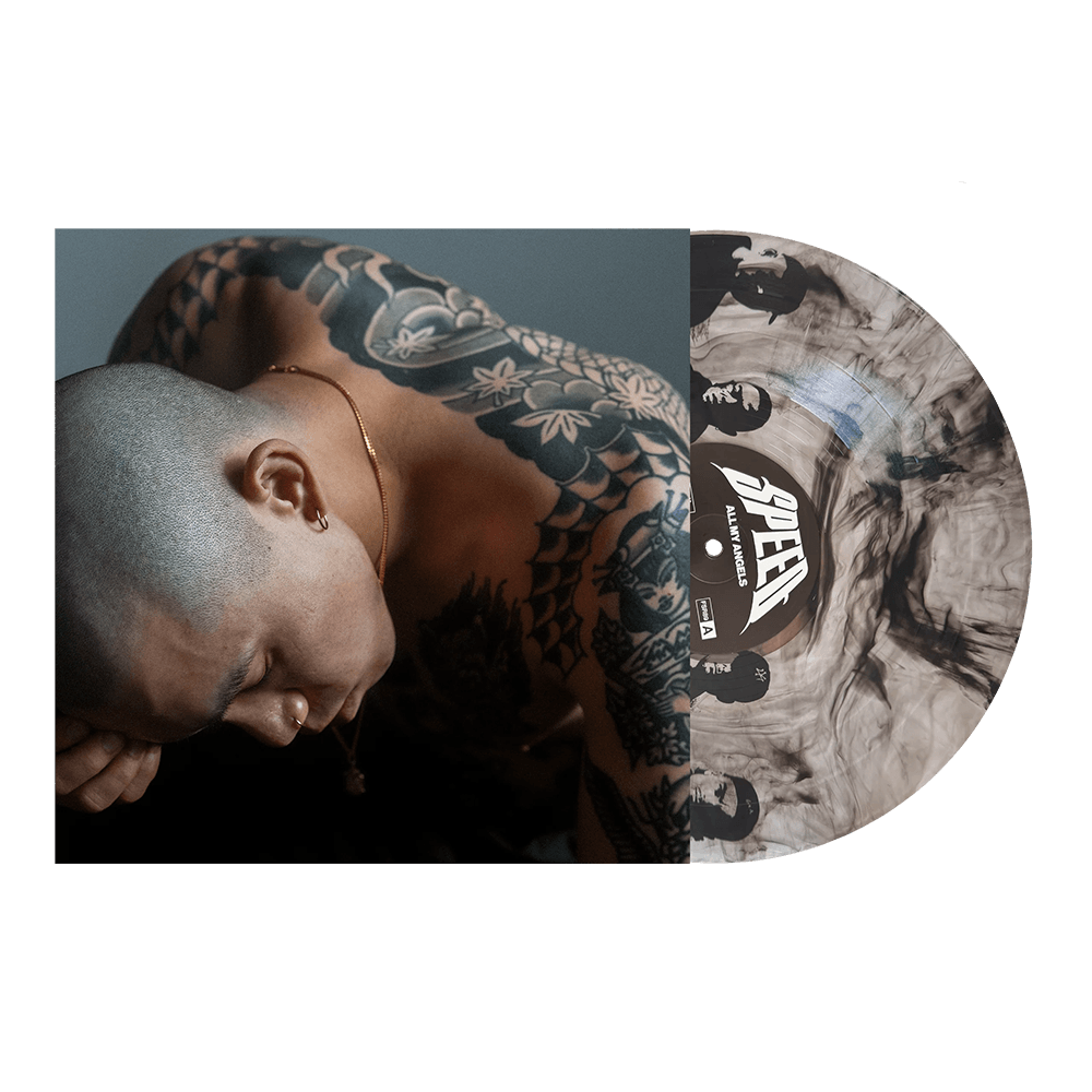 All My Angels 12" Vinyl - Clear/Black Marble
