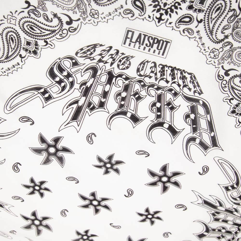 Speed Bandana - Black on White