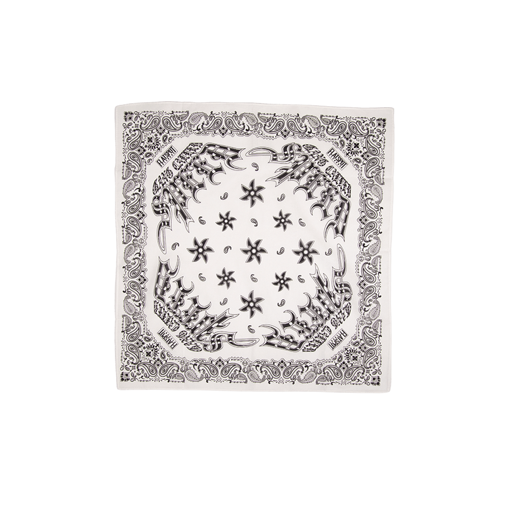 Speed Bandana - Black on White