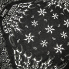 Speed Bandana - White on Black