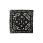 Speed Bandana - White on Black